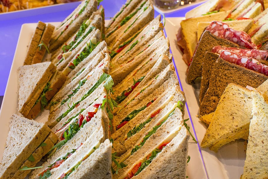 sándwiches, almuerzo, pan, sándwich, saludable, queso, comida, comida y bebida, frescura, listo para comer