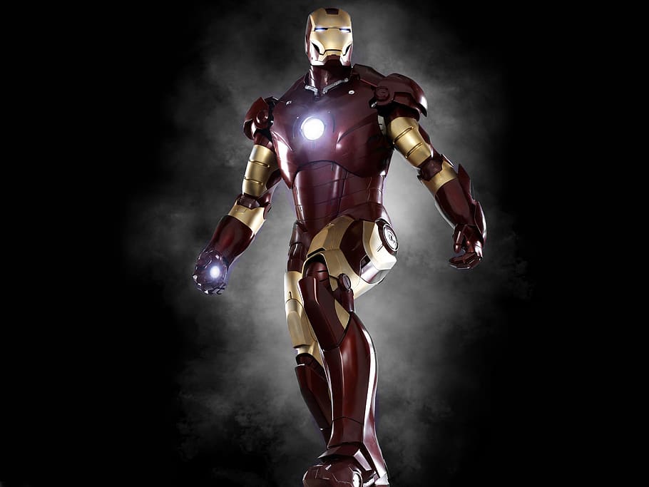 Iron Man, superhéroe, editar, héroe, hombre, dibujos animados, Vengadores, película, casco, sombreros