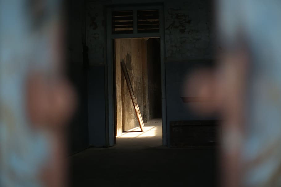 Doorway, Old House, Evening, At Home, evening at home, wood, home, window, architecture, indoors