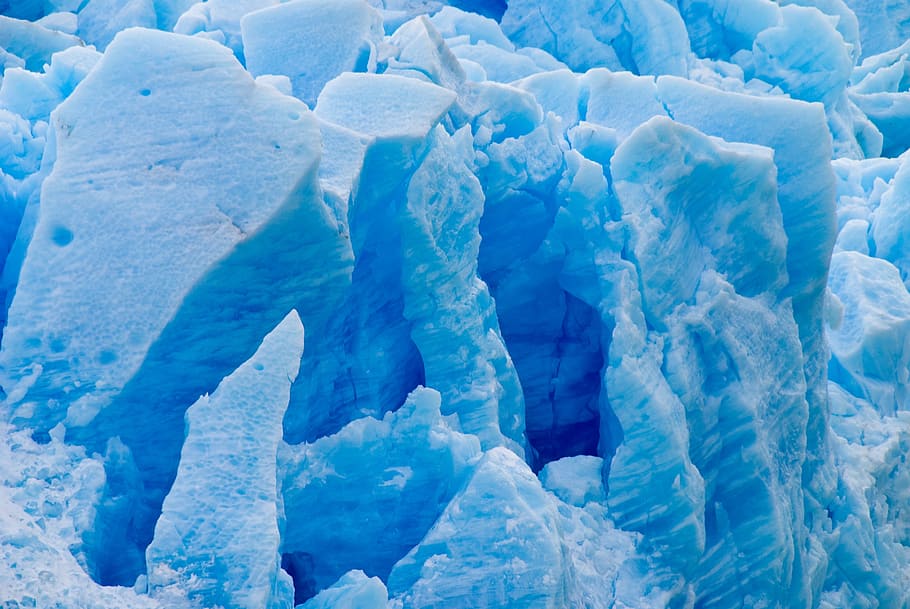 iceberg close-up photo, glacier, patagonia, ice, nature, torres del paine, chile, cold temperature, full frame, backgrounds