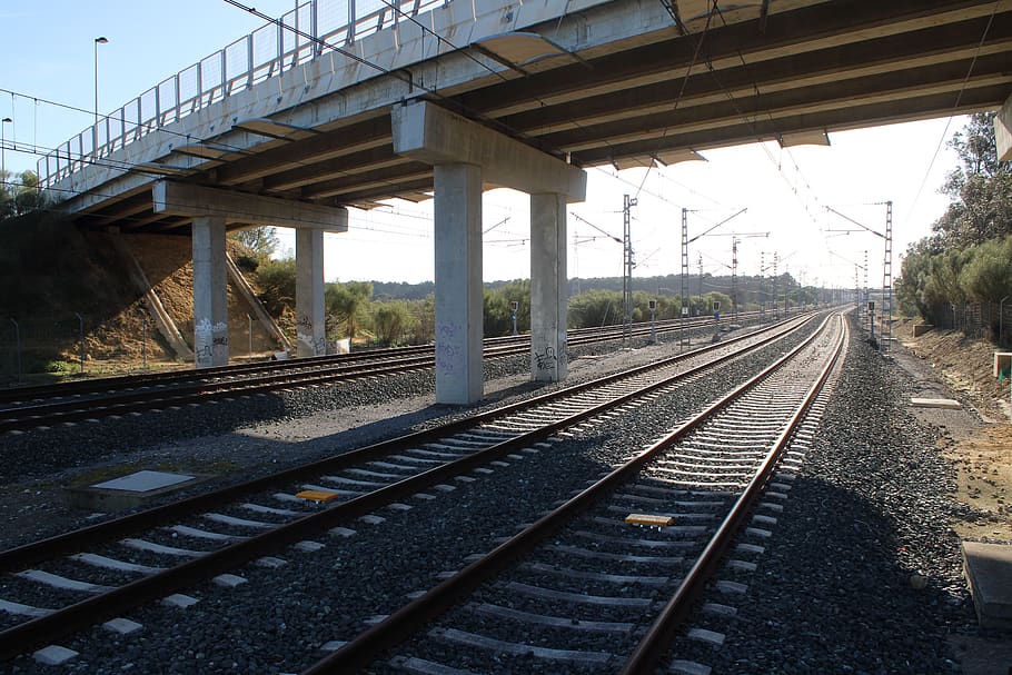 puerto real, the fins, railway, vias, train, station, terminal, panoramic, perspective, nearby