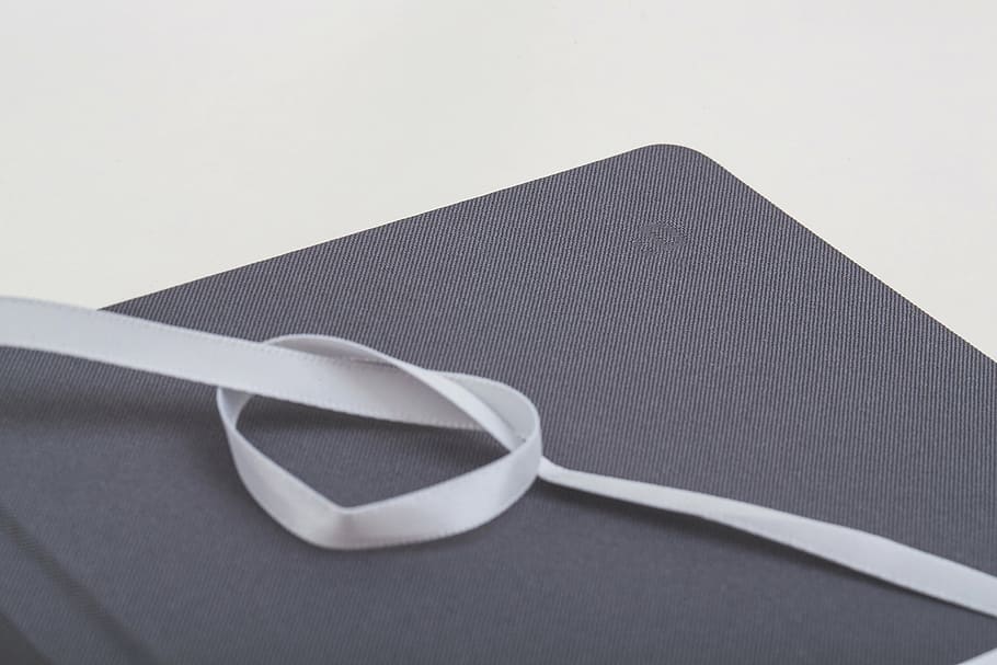 white, lace, gray, surface, book, notebook, ribbon, bookmark, studio shot, indoors