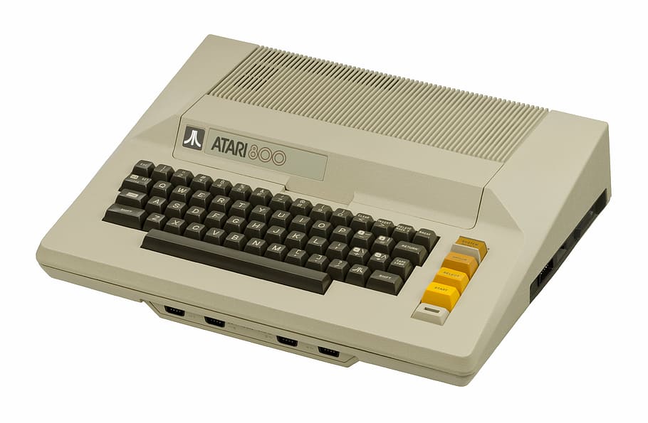 white, atari 600, console, video game console, video game, play, toy, computer game, device, entertainment