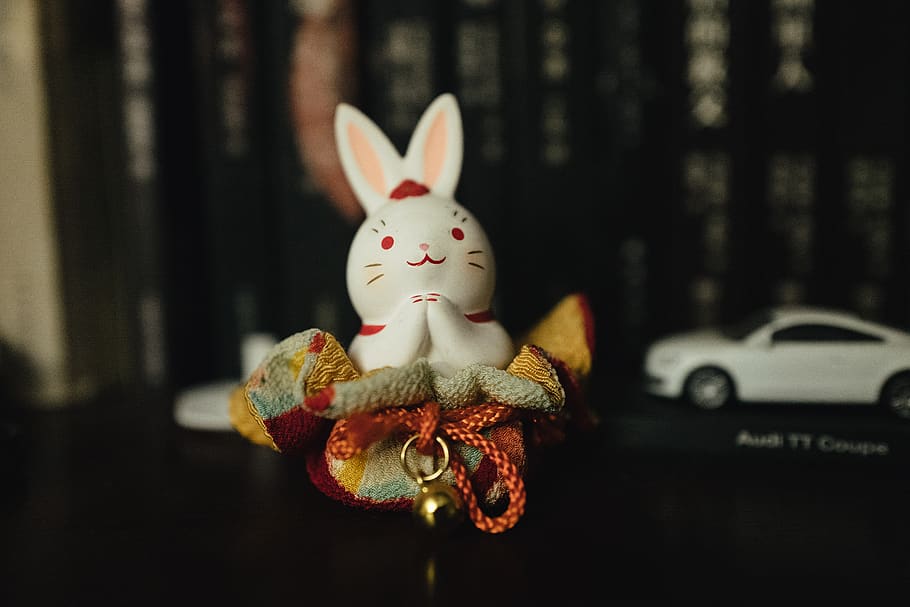 rabbit, small objects, still life, crafts, manual, decoration, animal, japan, bunny, pet
