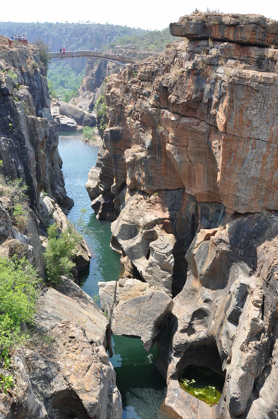 south africa, weeping river, blyde river canyon, nature, rock - Object, cliff, landscape, scenics, canyon, famous Place