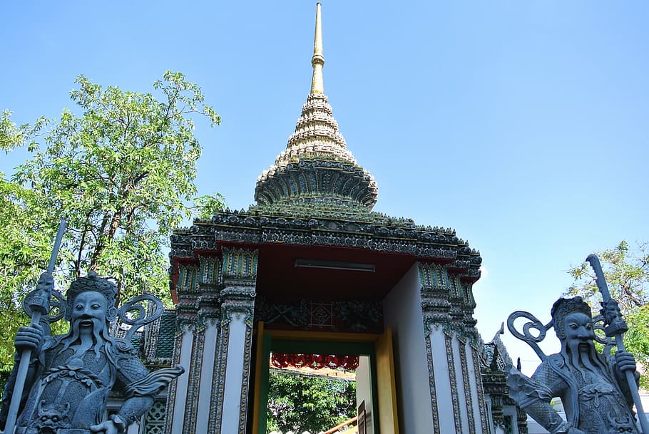 bangkok, thailand, wat pho, istana, budha, agama budha, gereja, asia, arsitektur, candi - bangunan