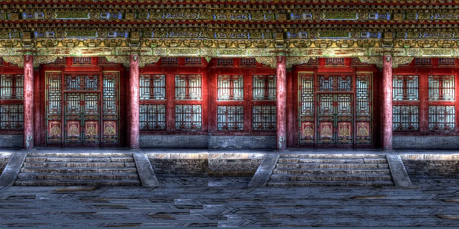 japan, turandot, the forbidden city, vr, 360°, palazzo, beijing, architecture, built structure, building exterior