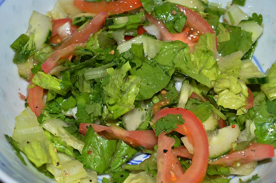 ensaladas verdes mixtas, verduras, ensaladas, hojas, cocina, vegetariana, tradiciones, caseras, alimentación saludable, vegetales