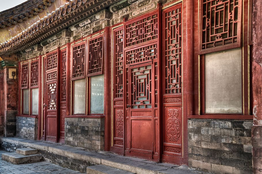 Pekin, Beijing, Forbidden City, Door, china, architecture, asia, cultures, famous Place, history