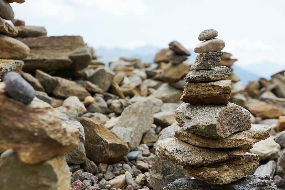 balance, stones, meditation, rest, stone tele, stone tower, turret, steinmann, cairns, cairn
