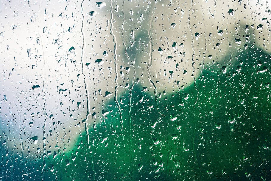 shallow, focus photography, raindrops, glass, Background, Backdrop, Droplets, Raindrop, rain, filter