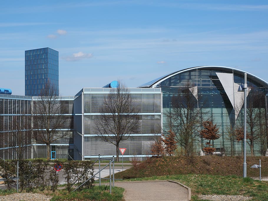 festo, company headquarters, building, architecture, company, esslingen, facade, glass facade, central, head office