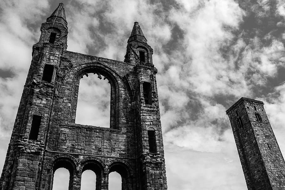 st andrews, cathedral, church, st, landmark, architecture, building, sky, travel, tourism