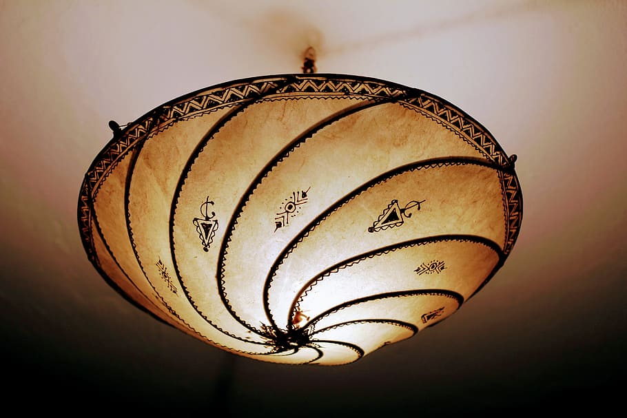 Lamp, Ceiling, Decoration, ceiling lamp, room lighting, lighting, light, interior design, lights, blanket