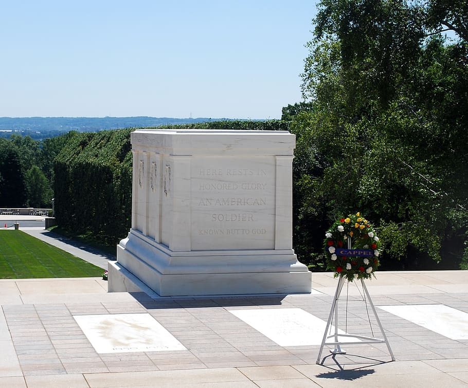 unknown soldier, arlington, national, soldier, memorial, tomb, military, washington, war, grave