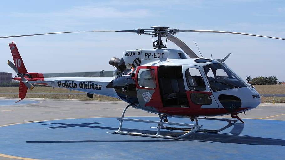 helicopter, eagle, police, military, brazil, authorities, sheriff, air vehicle, mode of transportation, transportation