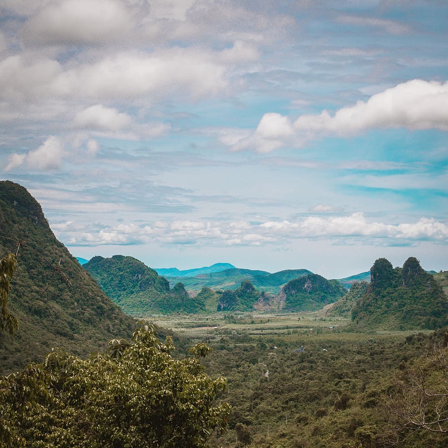 landscape, mountains, tropicale, viet nam, nature, clouds, mountain, outdoors, sky, scenic