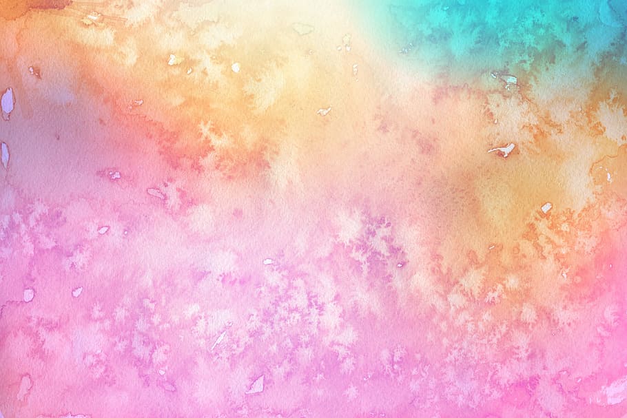 multicolored wallpaper, Ink, Pink, Orange, ink 1, blue, backgrounds, abstract, multi Colored, textured
