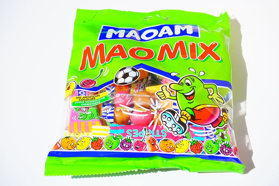 Chewy, Candy, bag, candy bag, maoam, chewy candy, maomix, maoam maomix, packed, packaging