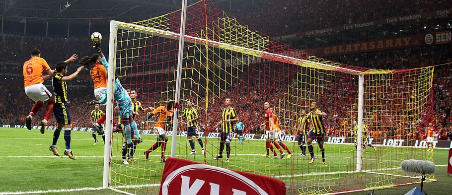 galatasaray, fenerbahce, derby, the audience, super league, turk telekom, sport, playing, team sport, grass