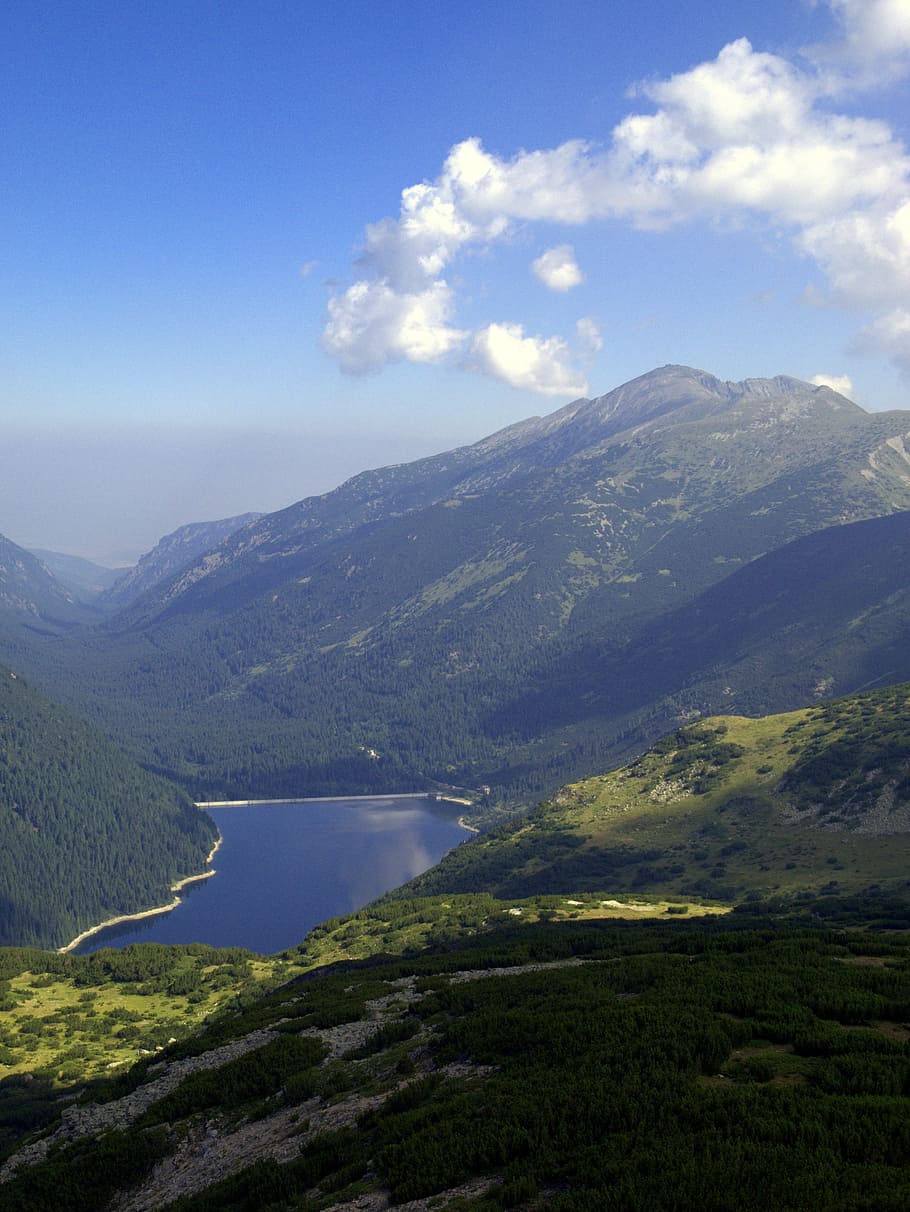 bulgária, montanhas, nuvens, lago, água, país, montanha, paisagens - natureza, beleza natural, céu