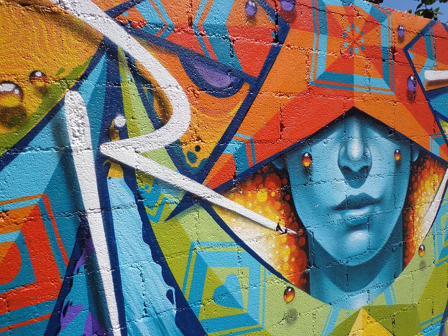 grafite, parede, cor, arte de rua, pintura, rua, artística, méxico, cidade, artista