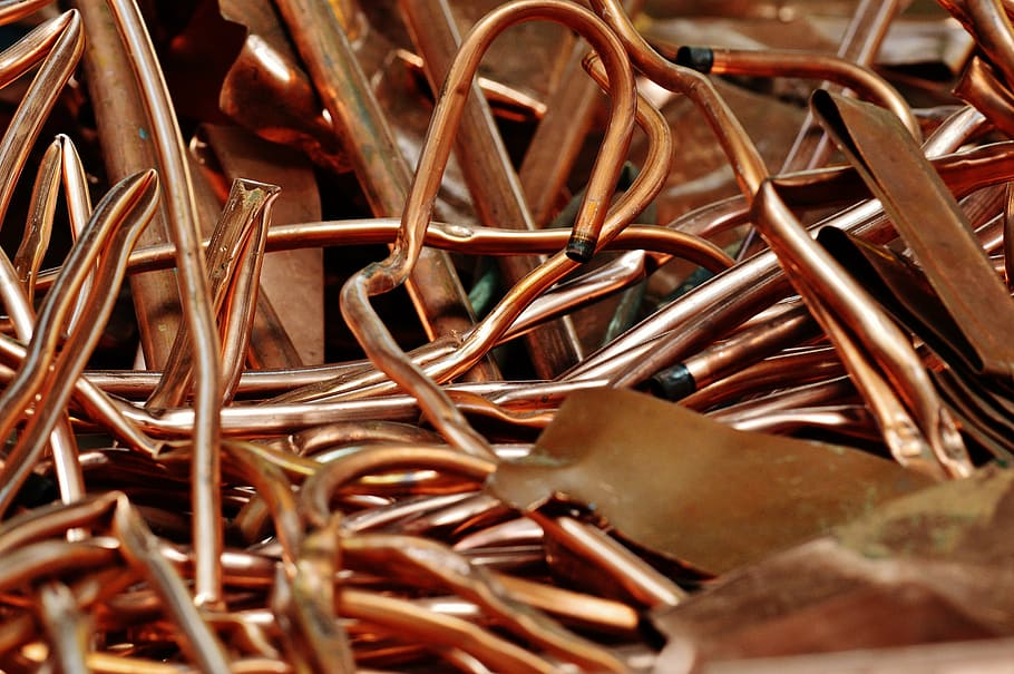 copper, scrap metal, scrap, disposal, recycling, reuse, collection point, junkyard, metal, steel