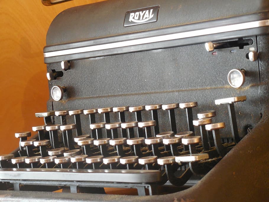 máquina de escrever, vintage, máquina de escrever vintage, velho, retrô, tipo, antiguidade, nostalgia, tipo vintage, escrita