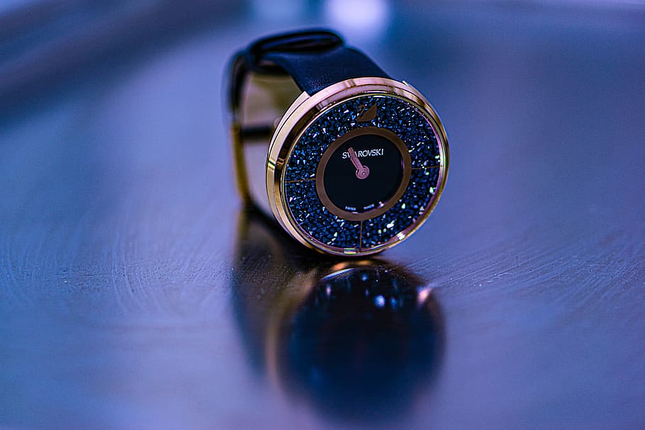 watch, time, clock, business, jewelry, timepiece, movement, gadget, dial, swarovski