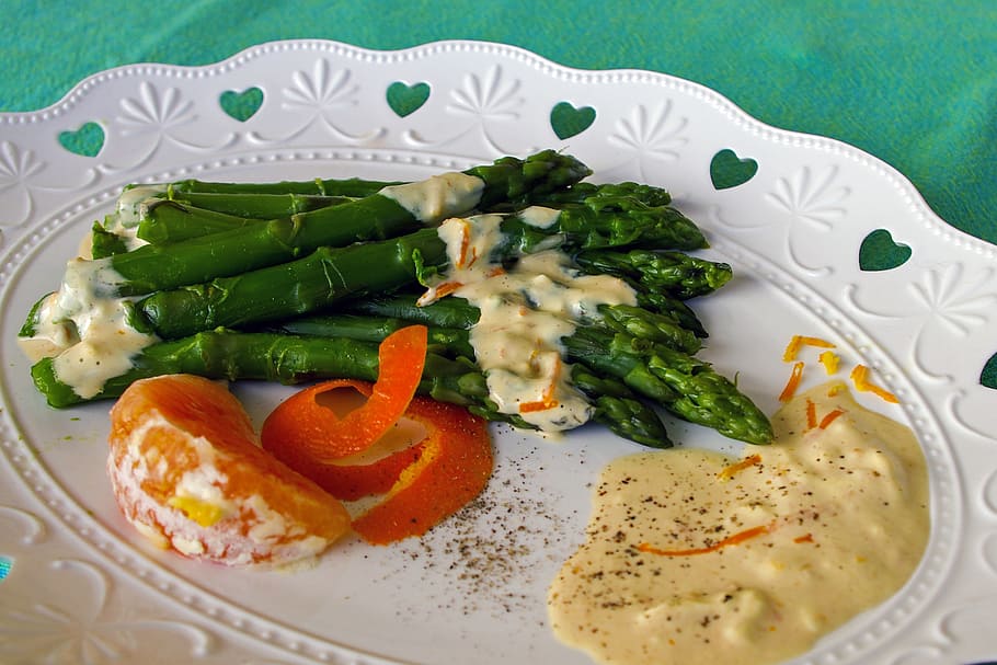 asparagus, italy, piemonte, piedmont, typical recipe, orange, oranges, mayonnaise, mustard, recipe