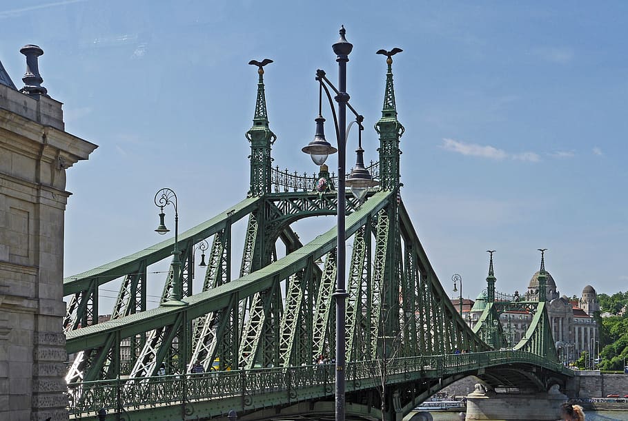 Budapest, Jembatan Liberty, Jembatan Danube, danube, sungai, arus, historis, kapal besi, tempat-tempat menarik, perjalanan kota