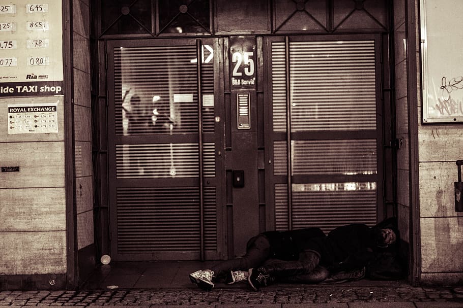 homeless, street, copenhagen, homelessness, person, people, alone, poverty, depression, sad