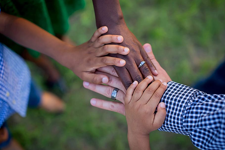 selective, focus photograph, family hands, hands, life, swirl, interracial family, rosy chocolate, love, family