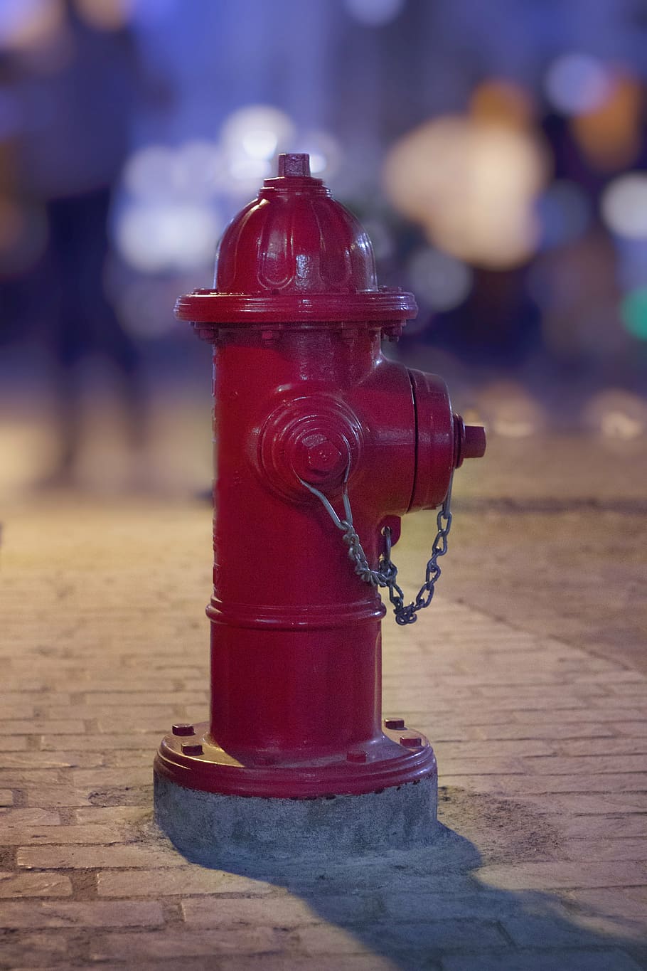 red, water, bokeh, 50mm, wallpaper, screen, focus on foreground, fire hydrant, metal, safety
