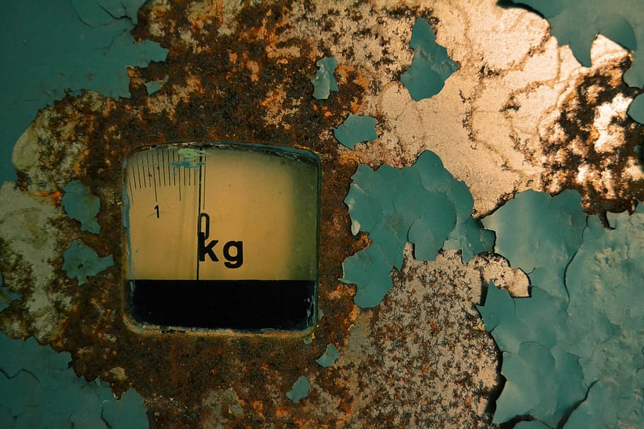 scale, old, weight, paint, flaking, peeling, deteriorated, measurement, equipment, old-fashioned