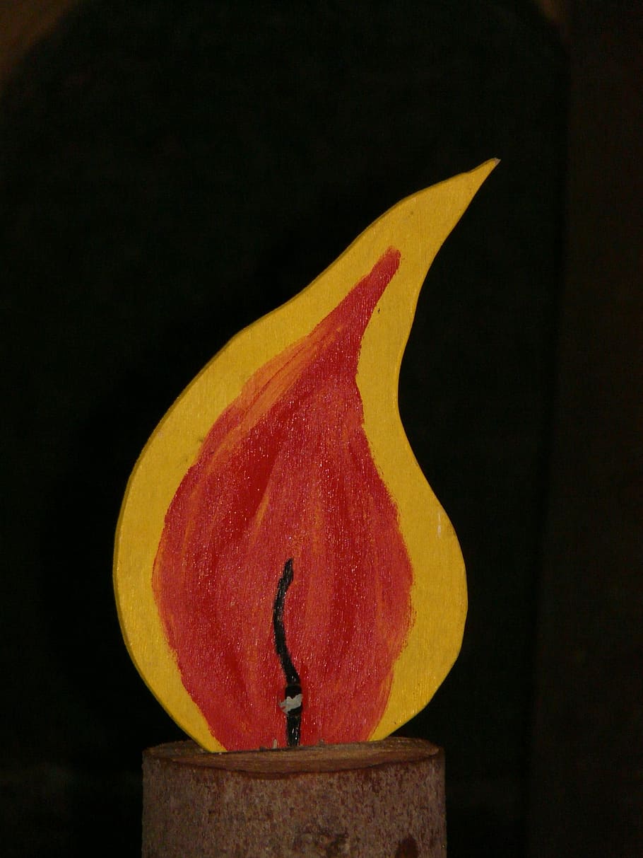 Flame, Candle, Christmas, Light, Wood, christmas, light, cut, plywood, chipboard, do it yourself