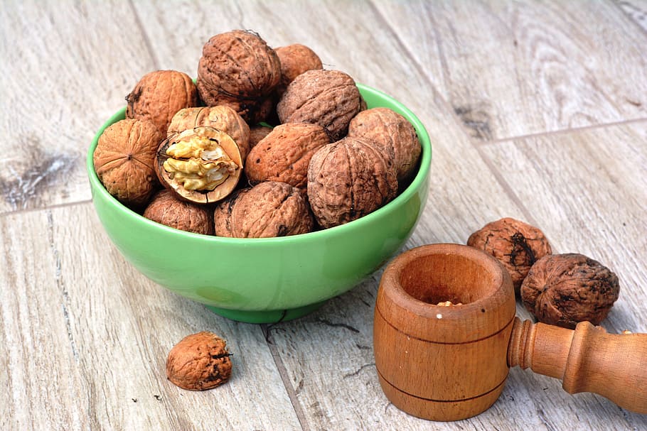 walnuts in bowl, Walnut, Walnuts, Smash, Nuts, autumn, split, the nutcracker, walnuts walnut, food