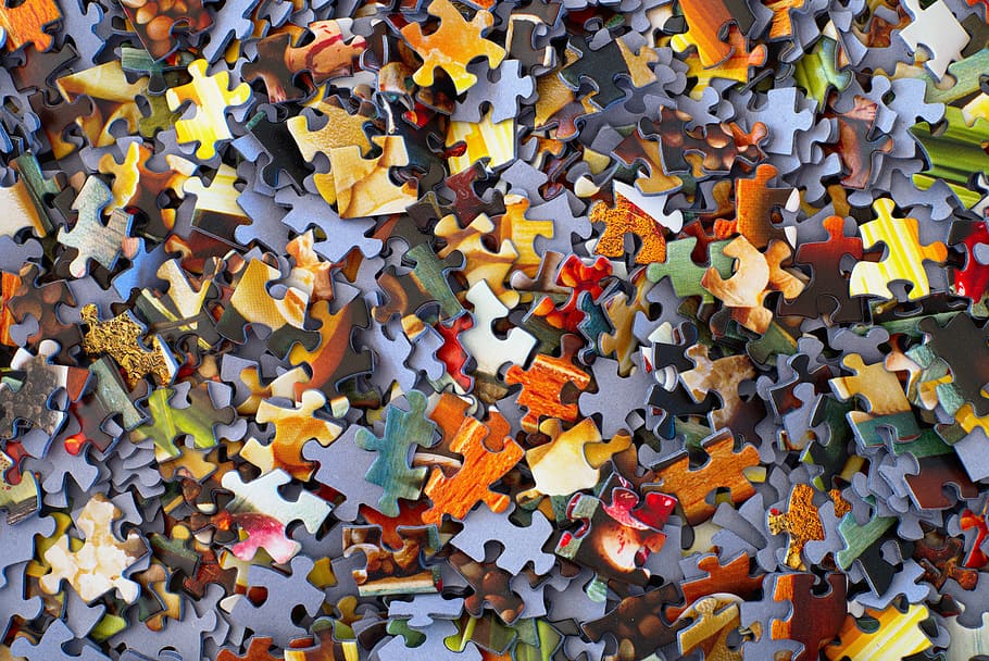 puzzle jigsaw, kertas, puzzle, trik, mainan, permainan, ilusi, solusi, kerja tim, sukses