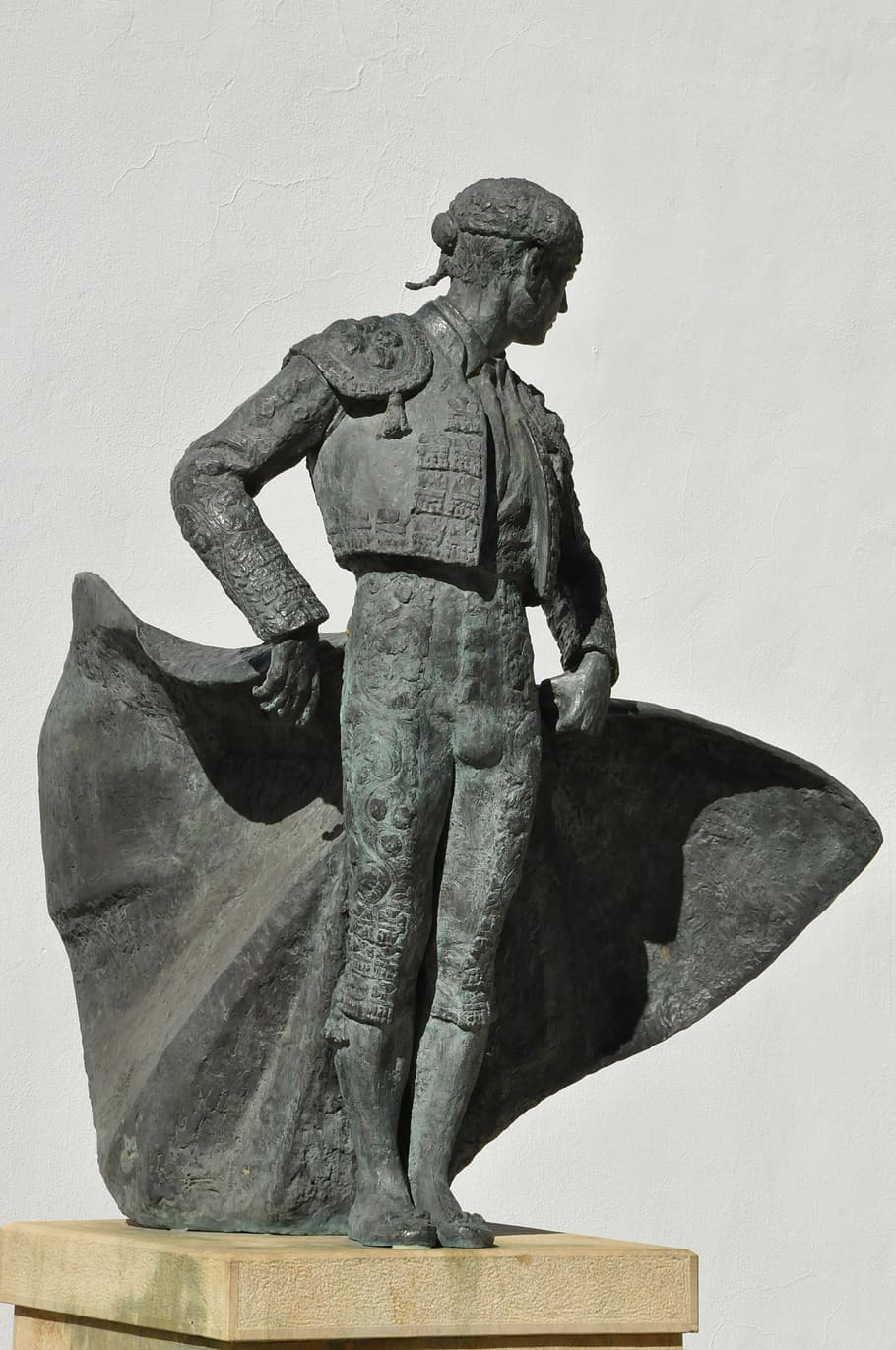 Bullfighter, Spaniard, Statue, Male, the statue, spain, roundabout, costa de la luz, sculpture, adult