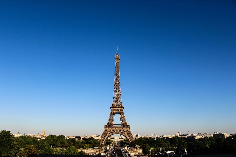 eiffel tower, paris, Paris, France, Eiffel Tower, Monument, paris, france, landmark, bluesky, architecture, cityscape
