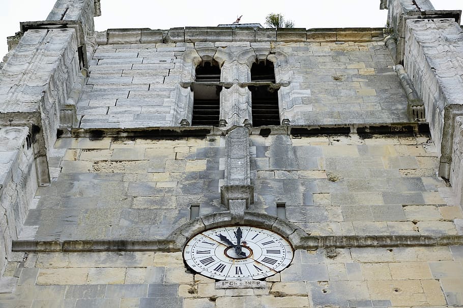 Clock, Church, Le Havre, Facade, anti aging, time, cosmetics, age, aging, building exterior