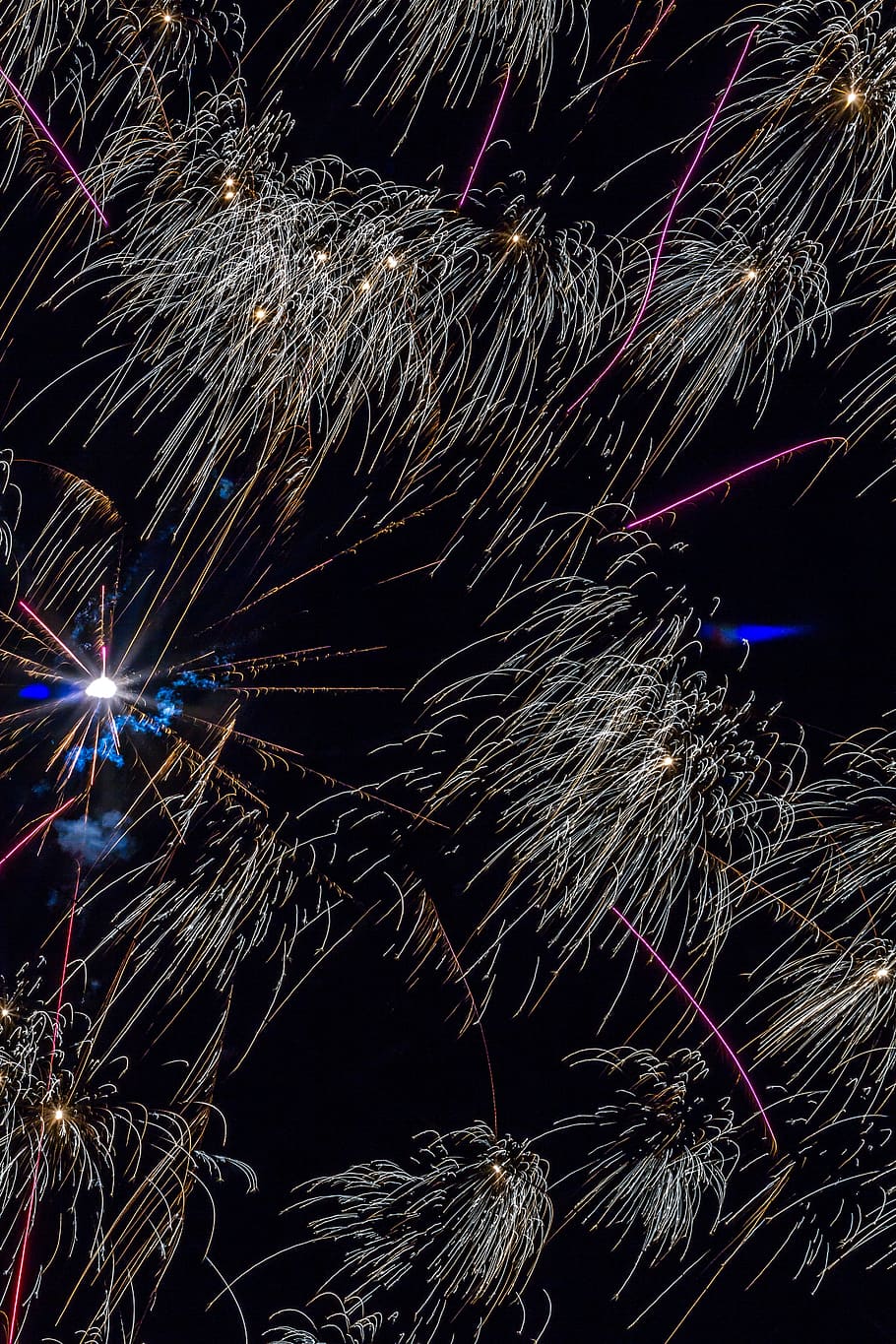 fireworks, starburst, celebration, 4th july, decoration, burst, star, sparkle, explosion, light