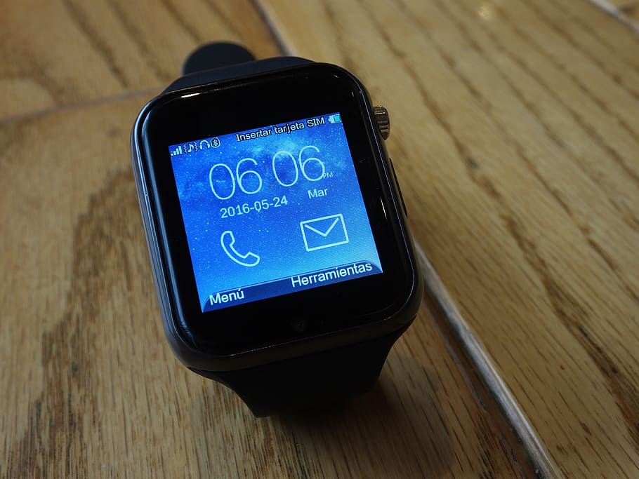 smartwatch, technology, smart watch, watch, wrist watch, wristwatch, digital, communication, call, sms