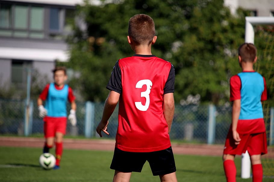 サッカー, 少年, プレーヤー, スポーツ, 子供, 楽しい, 走る, 目標, ゲーム, フットボール