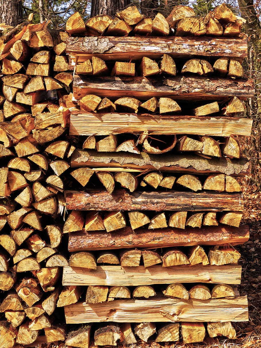 strain, kayu bakar, ditumpuk, kayu untuk perapian, tumpukan, latar belakang, kayu latar belakang, pola, tekstur, lapuk