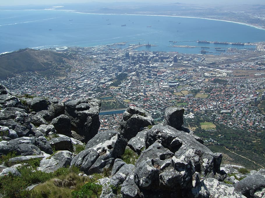 Reservado, Cidade do Cabo, Table Mountain, ponto de vista, costa, dia, ninguém, ao ar livre, natureza, céu