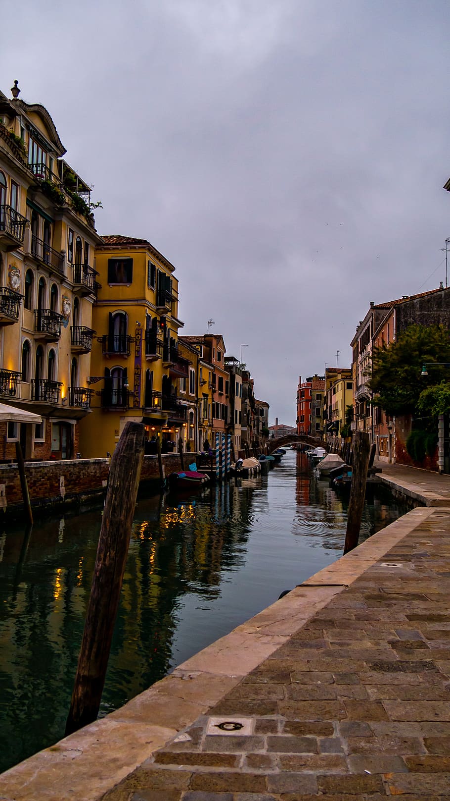 Venesia, dermaga, Italia, saluran, perahu, rumah, fasad, grand canal, air, kota