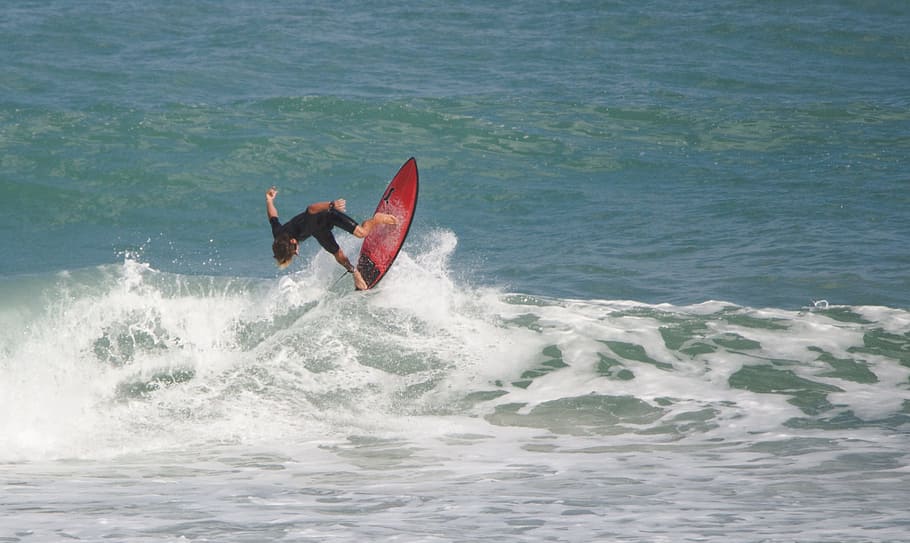 Surf, Água, Oceano, Praia, Mar, onda, verão, surfista, prancha de surf, esporte
