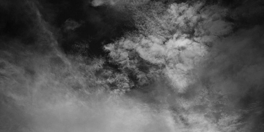 cloud, clouds, art, abstract, canvas, monochrome, black, grey, gray, wind