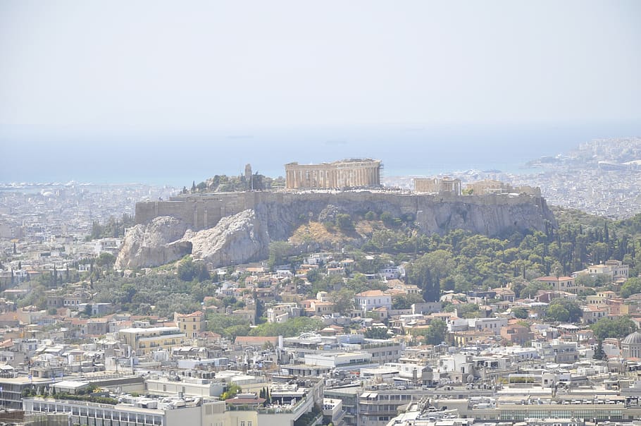 greece, athens, parthenon, acropolis, building exterior, architecture, built structure, city, building, cityscape